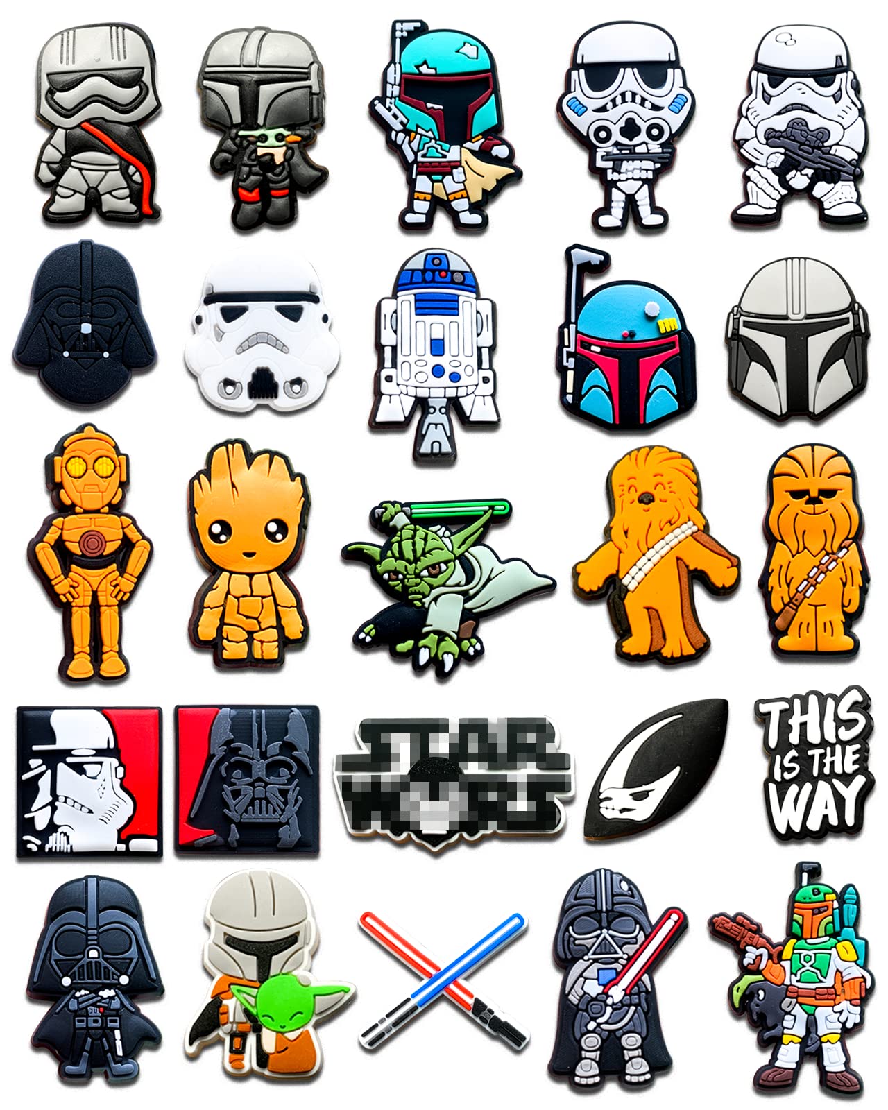 25 40Pcs Shoe Decoration Charms for Croc Sandals Decoration Croc Charms for Kids Boys Girls Teens Adults Men Women Party Gifts