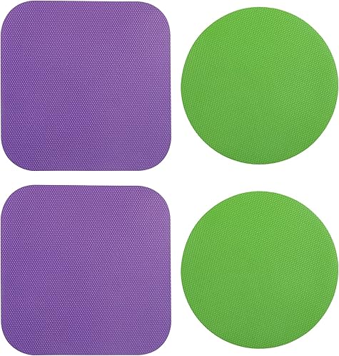 4 piezas de almohadillas de agarre para abrir tarros, agarradores de frascos de goma, abridor de tarros multifunción para personas mayores con manos