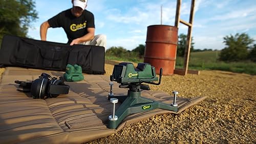Miniatura 16 de Caldwell The Rock Front Shooting Rest with Adjustable Elevation, Recoil Reducing, Interchangeable Feet, for Range, Hunting, Shooting, and Outdoors