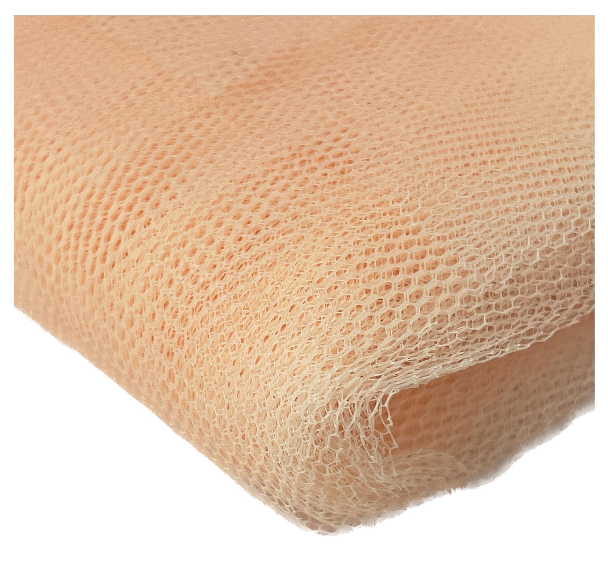 Champagne Dress Net Fabric 100% Polyester Flare Free Tutu Tulle Mesh Veil Bridal Material (Sample)
