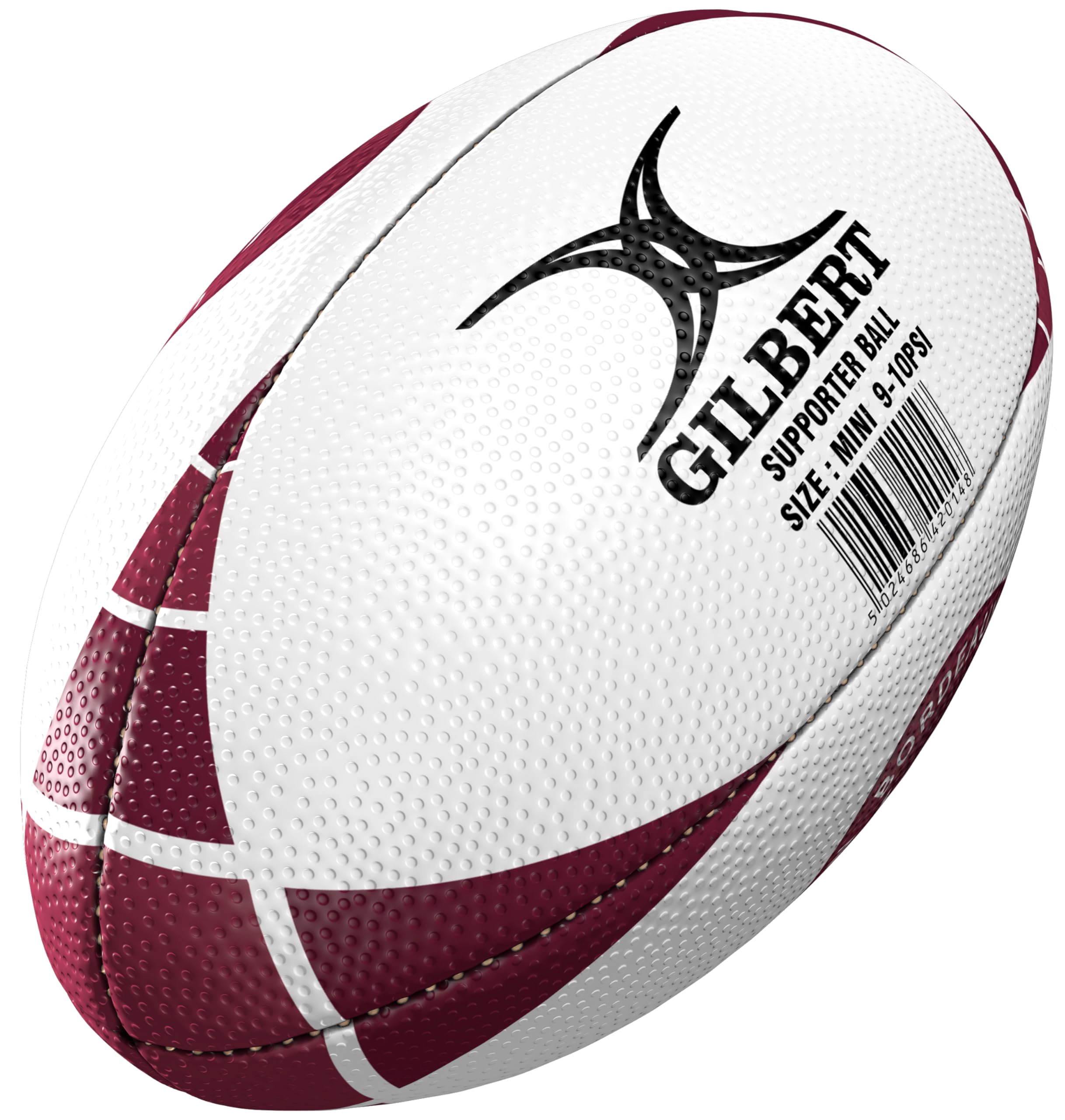 Gilbert Mini Ballon de Rugby UBB Bordeaux - Collection Officielle Union Bordeaux BEGLES