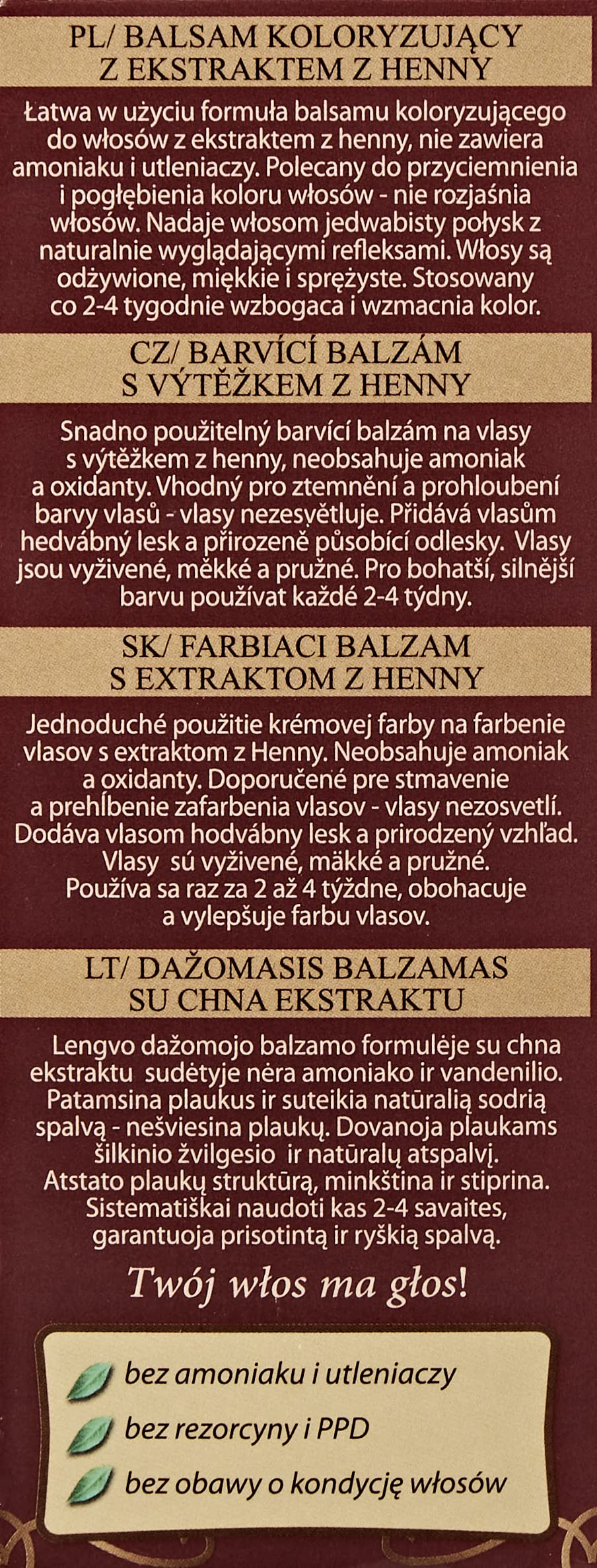 VENITA - Henna Color Balm - 75ml - Burgundy - Unisex - 24 Shades Available - Natural and Shiny Finish, 75 ml (Pack of 1) - Image 4