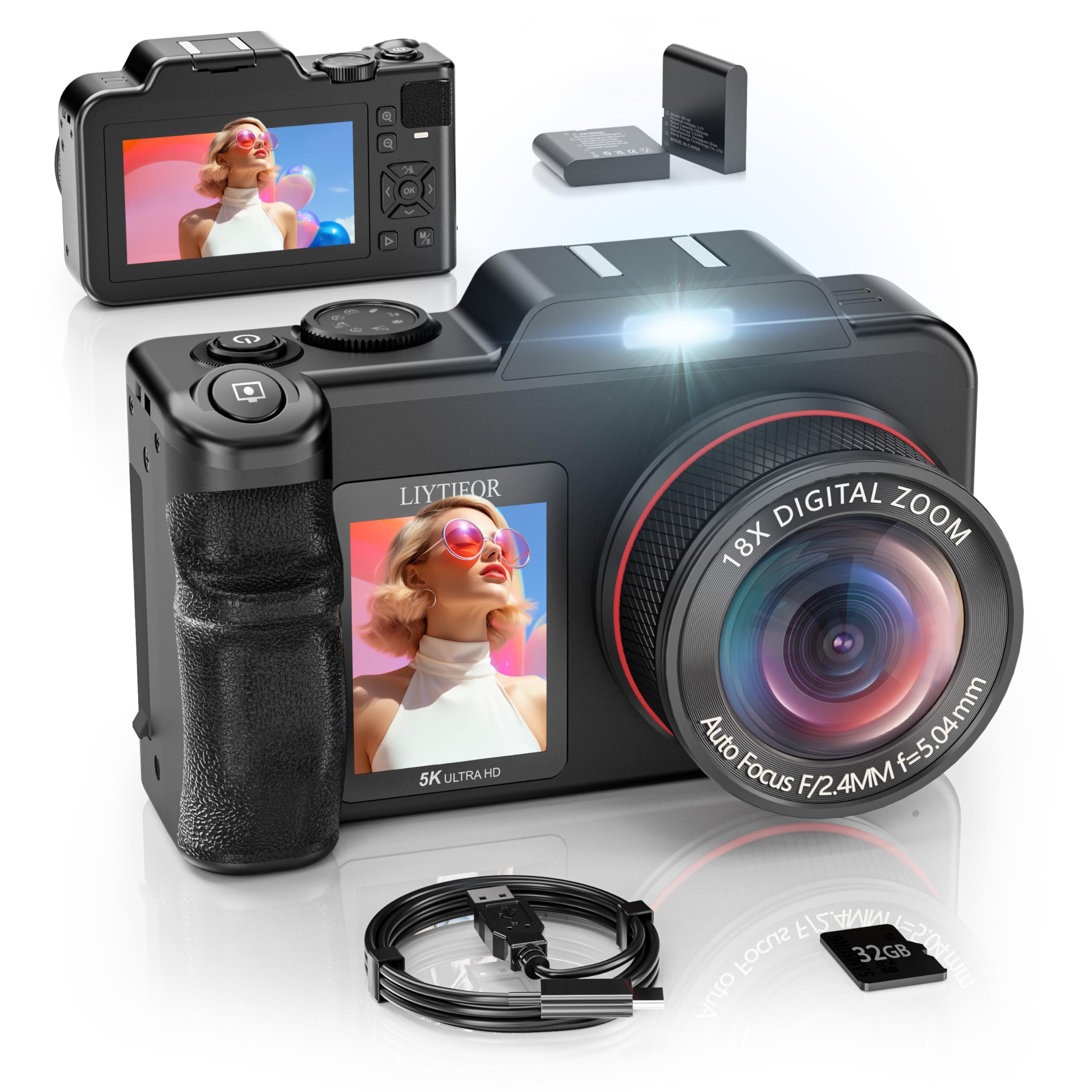 Amazon.com : 5K-Digital-Cameras for Photography: 2026 Upgrade 80MP