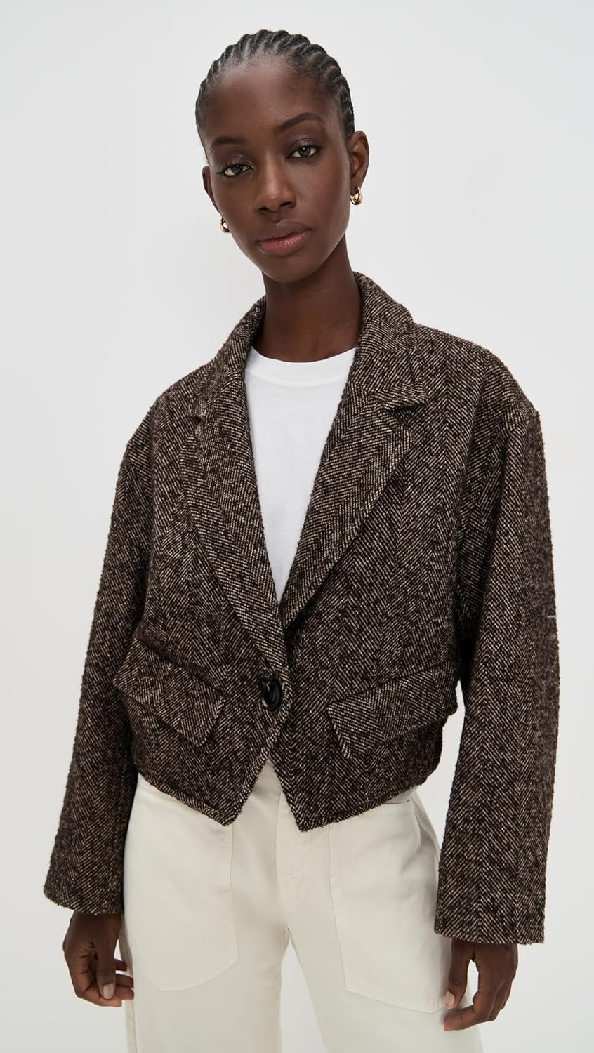 Apiece Apart Women's Ria Cropped Back Jacket - Image 2