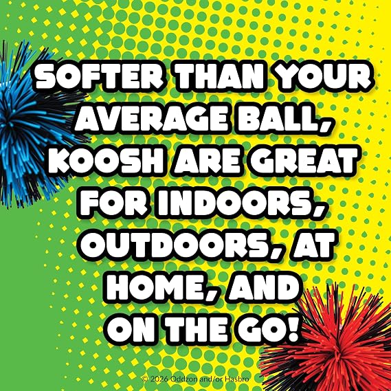 Koosh Balls 3 inch, Kids Outdoor Toys, Beach Toys, Fidget Toys, 3+ | Lightweight, Summer, Outdoor Toys, Kids Toys, Outdoor Games, Fidget Toys, Fits in your pocket