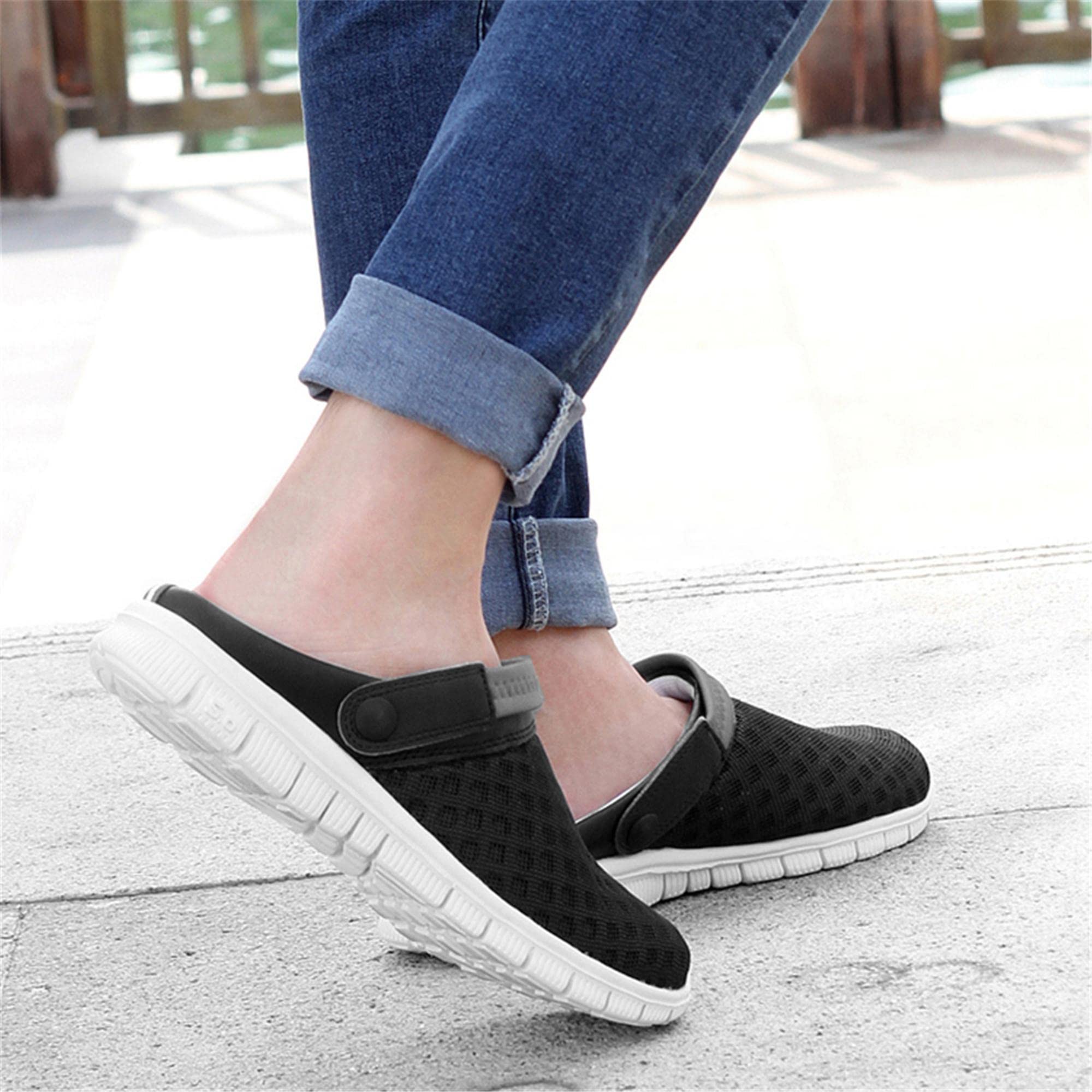 SAGUARO Unisex Zoccoli Sandali Sabot Pantofole Adulto Traspirante Antiscivolo Casual Beach Taglia 36-48 EU