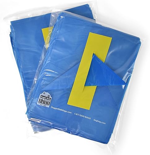 Miniatura 4 de Bolsa para excrementos de perro con asa de fácil amarre, bolsas de basura extra grandes y fuertes para perros, perfumadas, fáciles de dispensar y a