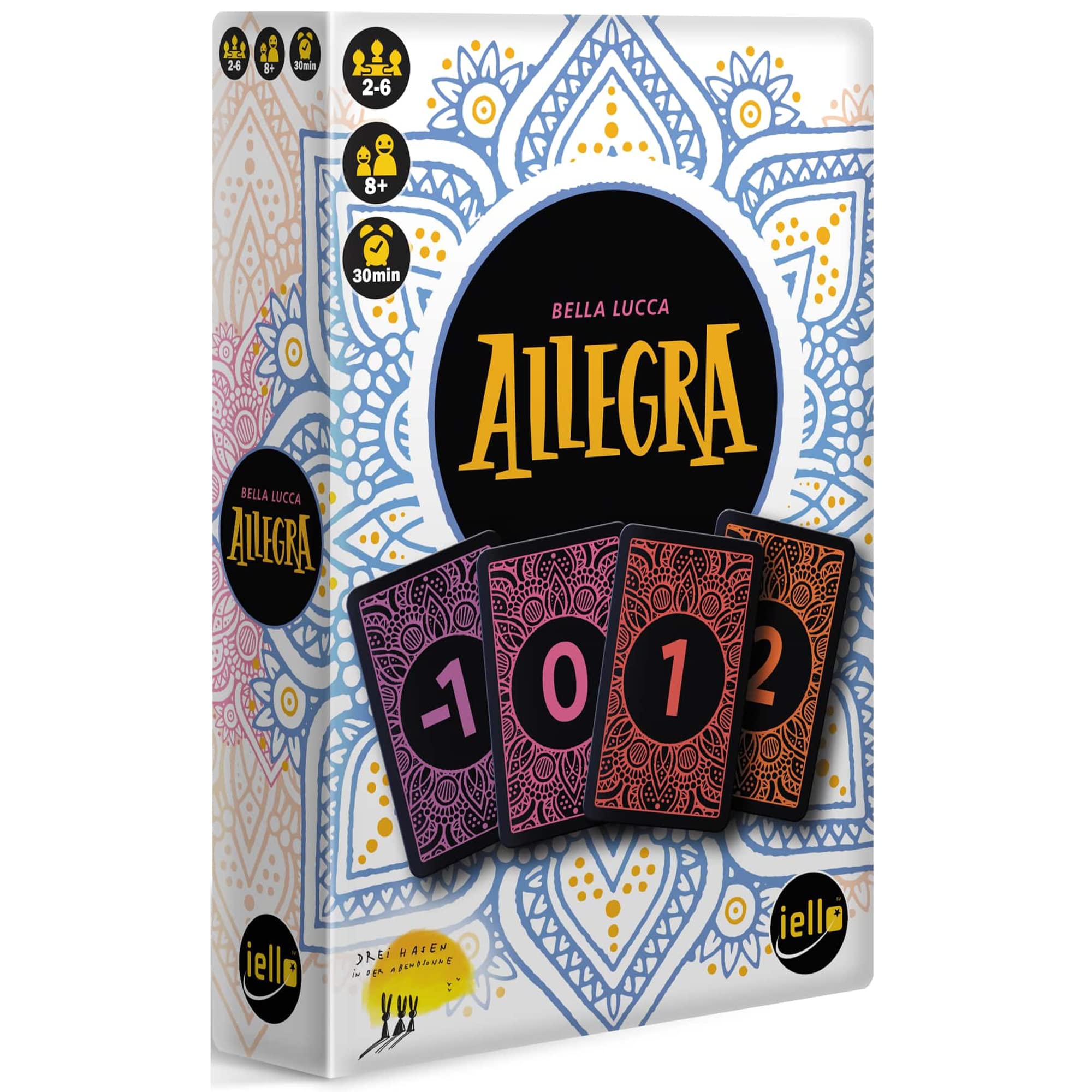 Allegra - Based On The Card Game Golf, Keep Your Score As Low As Possible, Family Ages 8+, 2-6 Players, 30 Min