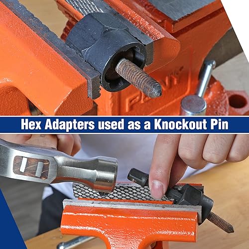 Miniatura 8 de WORKPRO Juego de 15 piezas de extractor de pernos de impacto y tuercas, extractor de pernos de transmisión de 3/8 pulgadas para quitar pernos y