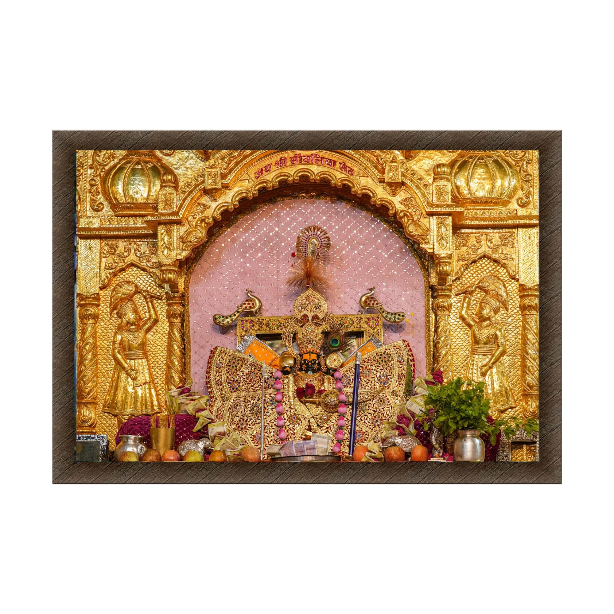 Shri Sanwaliya Seth Ji 12x18 Inch Laminated Photo Frame - A3 Size, HD Print with Protection Sheet for Home, Office, Mandir 5-image-49