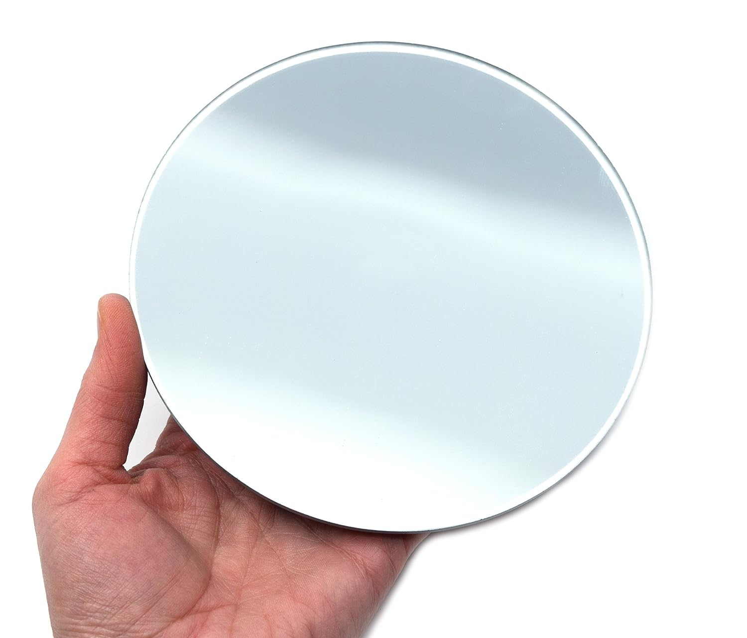 EISCO Convex Optical Mirror - Glass, 5.9" (150mm) Dia. 300mm Focal Length