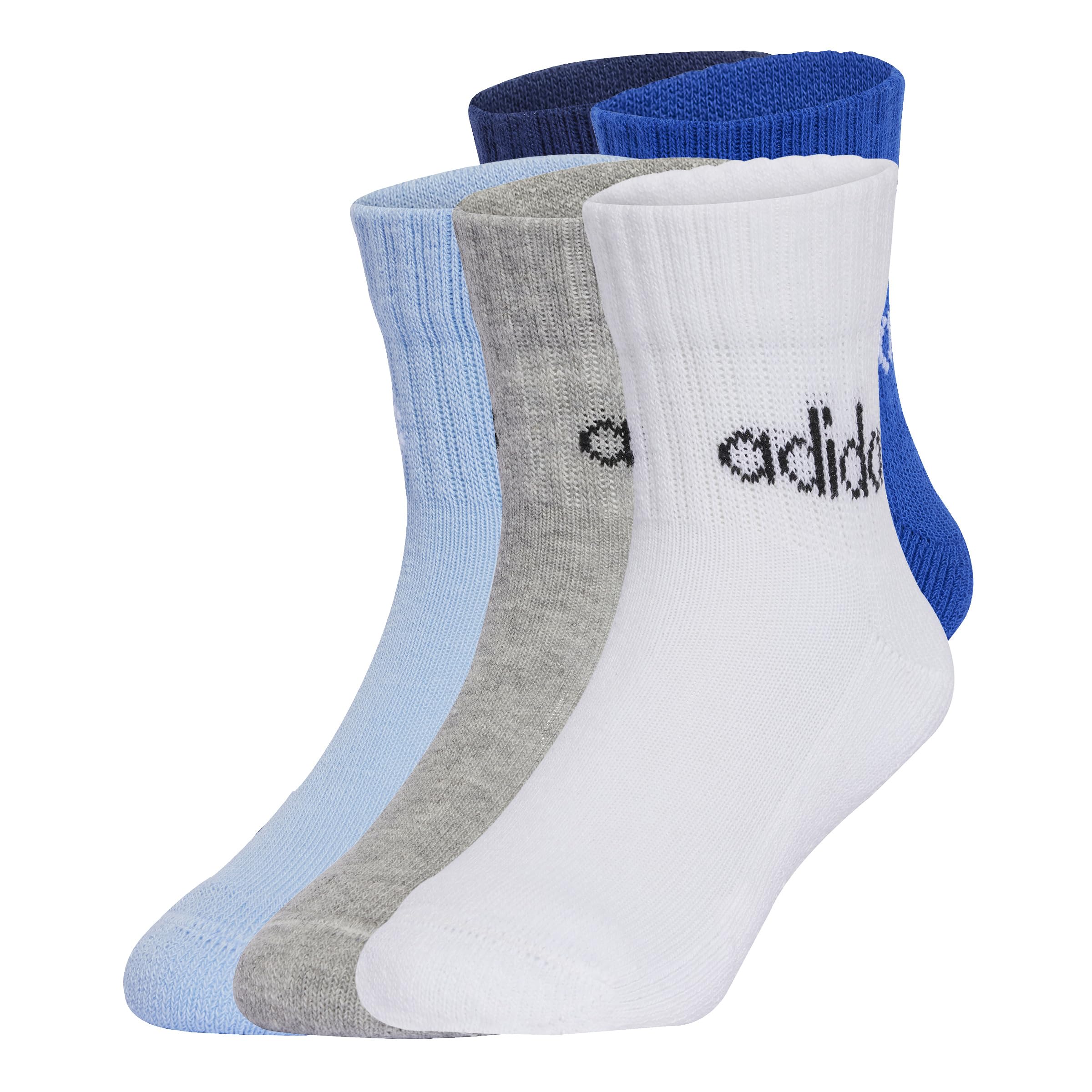 adidas Unisex Kid LINEAR KIDS ANKLE SOCKS 5pP 0-1 Years