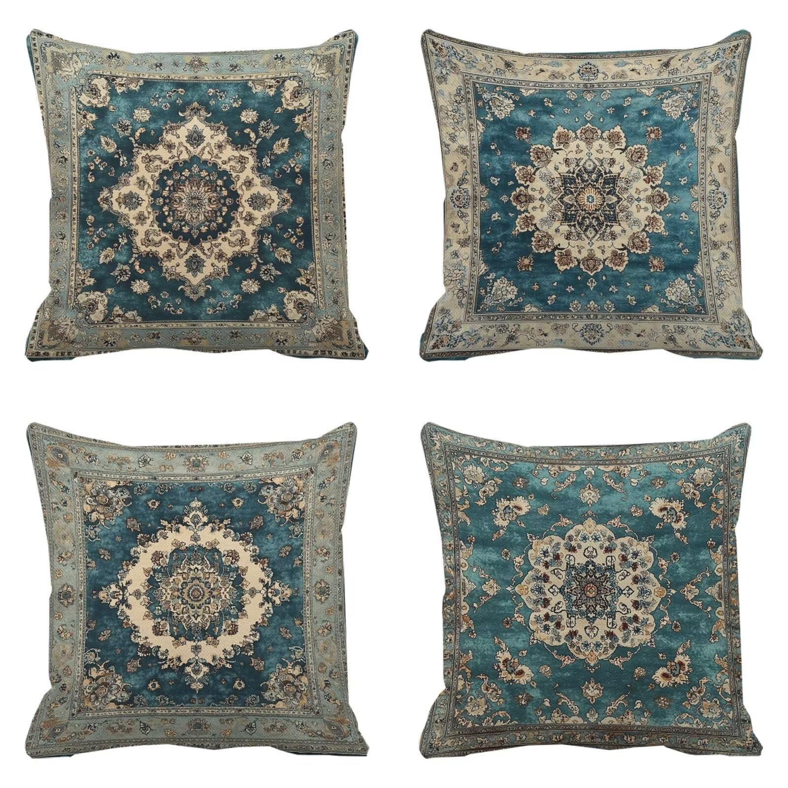 Housse de coussin extérieur imperméable turquoise pour sublimer votre terrasse et jardin cet été