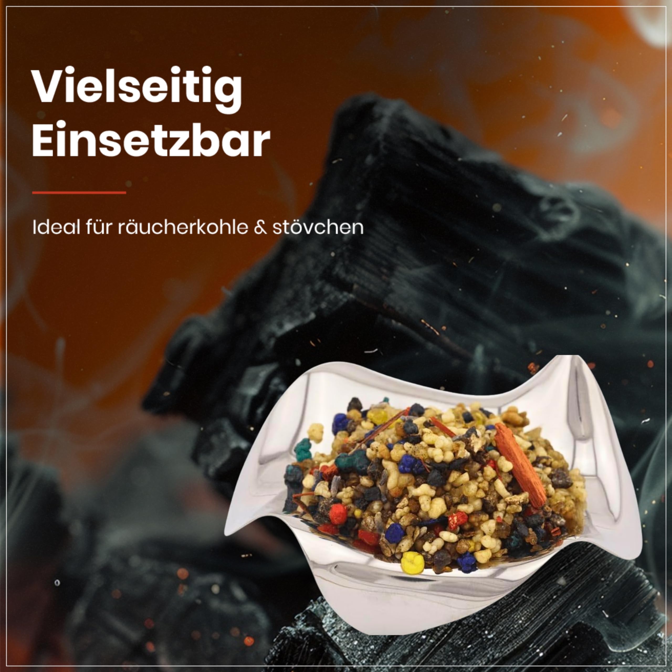 Kirchenweihrauch Palästina König – Würzig-blumiger Weihrauch mit Sandelholz & Lavendel (1000 Gramm)