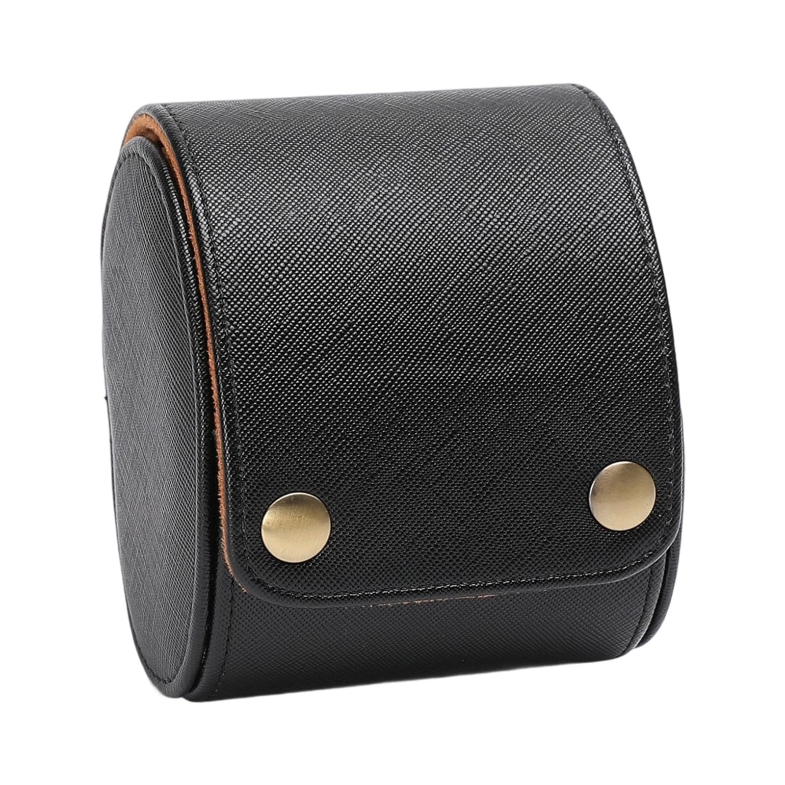 Jazuaiao Watch Travel Case Wristwatch Storage Box Removable Pillows Jewelry Holder Container for Business Travelers Leather Watch Box