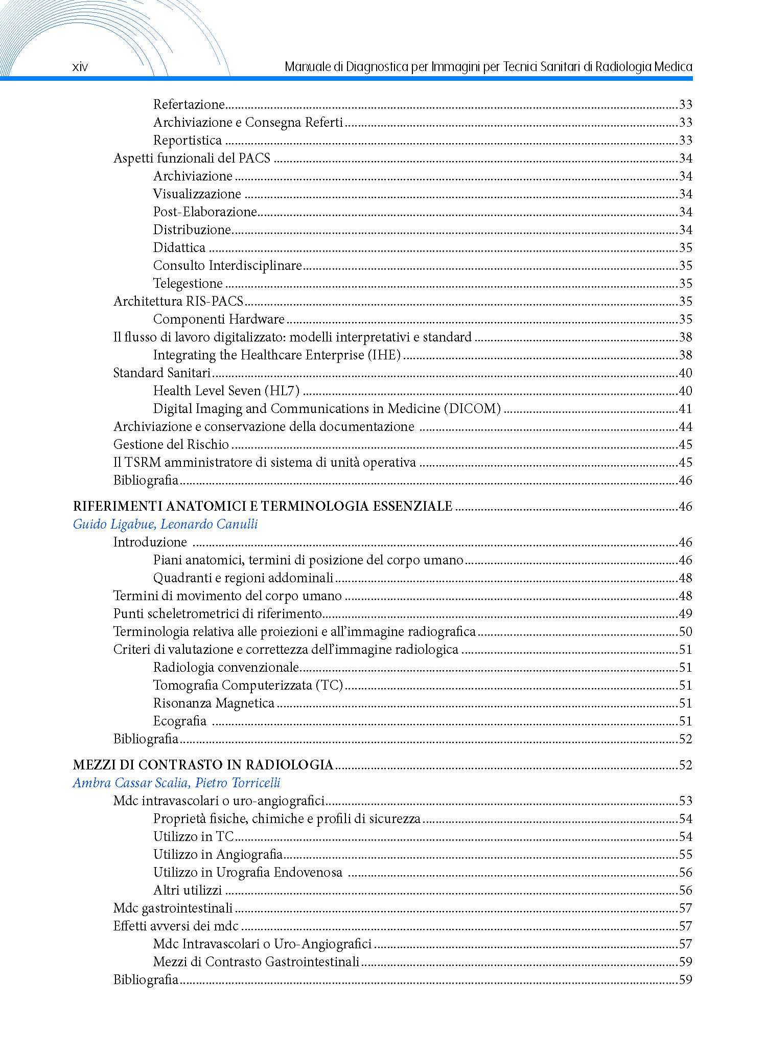 Manuale di diagnostica per immagini per tecnici sanitari di radiologia medica