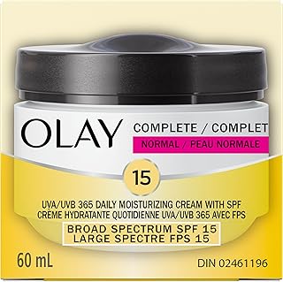Olay Complete Cream Moisturizer with SPF 15 Normal, 60 mL