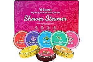 8Pcs Organic Mothers Day Gift Shower Steamers Self Care & Spa