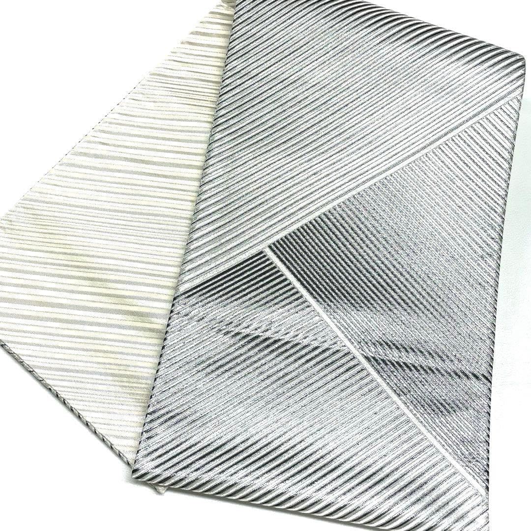 専用帯7226 ●高級 正絹 光悦二重紗 プラチナ 両面全通 リバーシブル 袋帯 専用帯6227 ○高級 正絹 片面全通 リバーシブル 袋帯の通販はau PAY