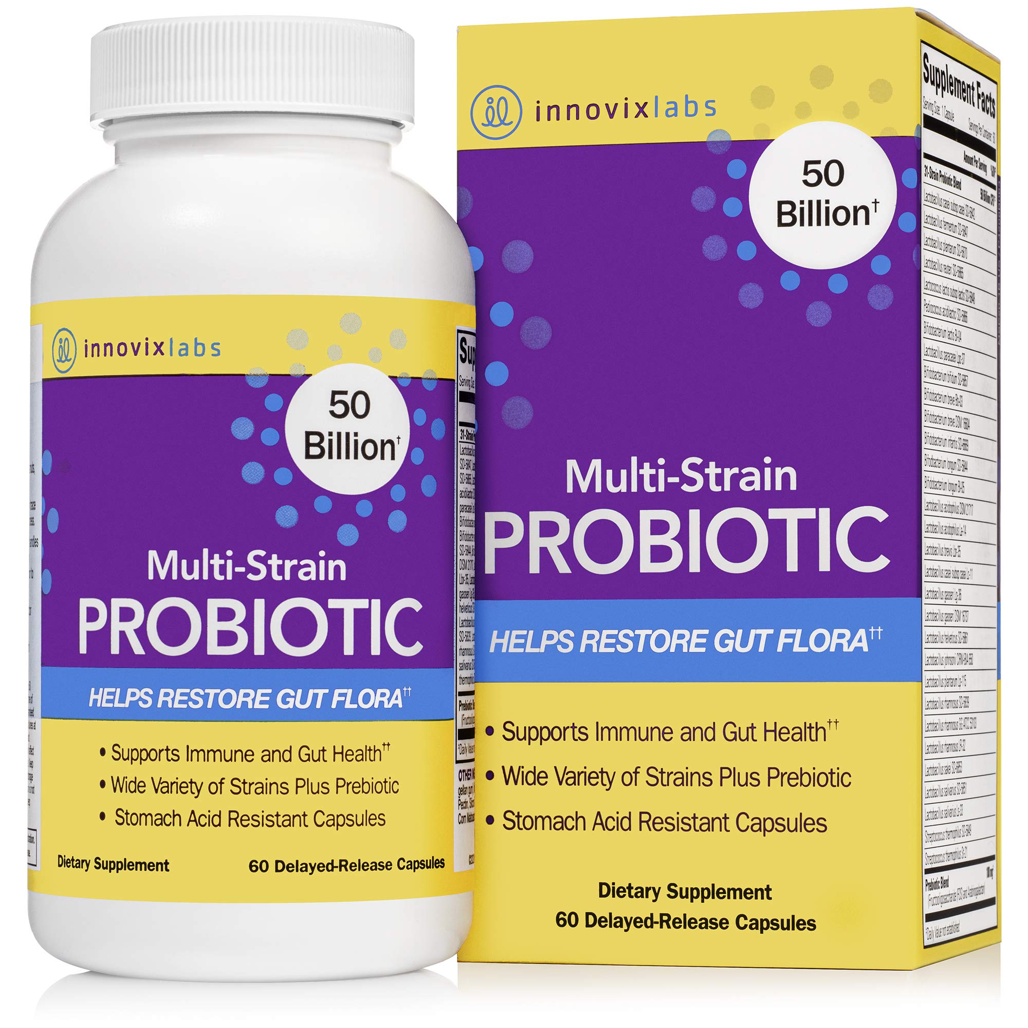 Buy MultiStrain PROBIOTIC (by InnovixLabs). Broad Spectrum 26
