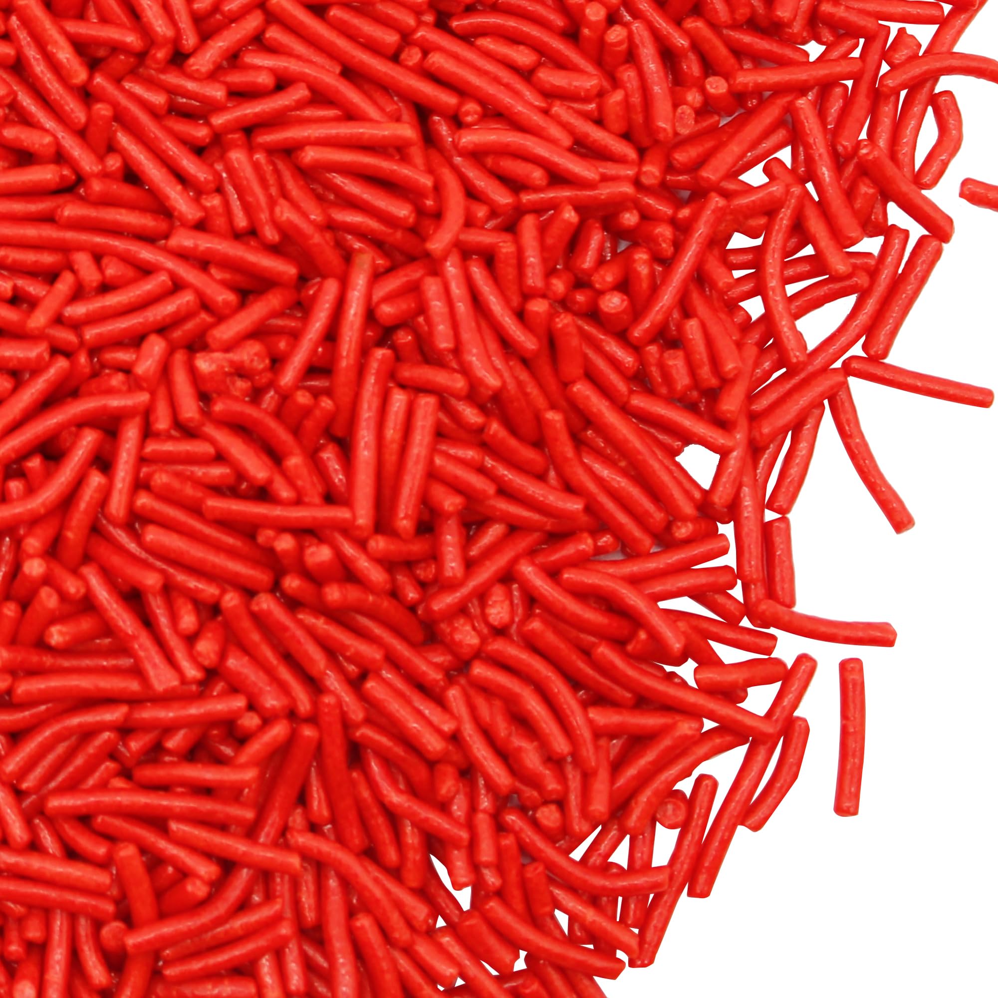 Cinnamon Flavored Sprinkles BULK Jimmies 8 Ounce Bag- Edible Cake Cupcakes Dessert & Ice Cream Topping-Red Sprinkles With a Kick