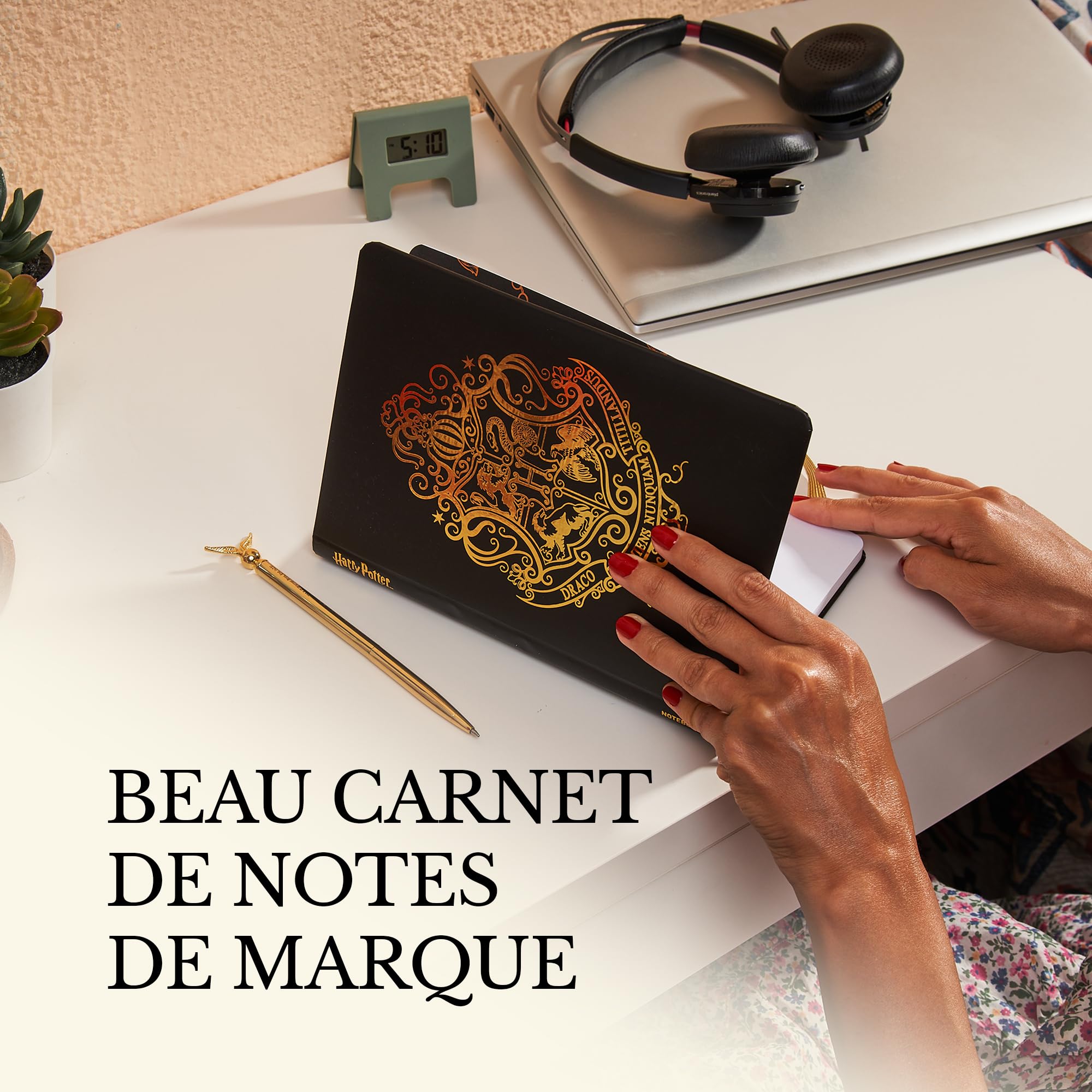 Carnet Harry Potter - Avec Stylo - Style Poudlard - Idée Cadeau Fan De HP - Journal Intime