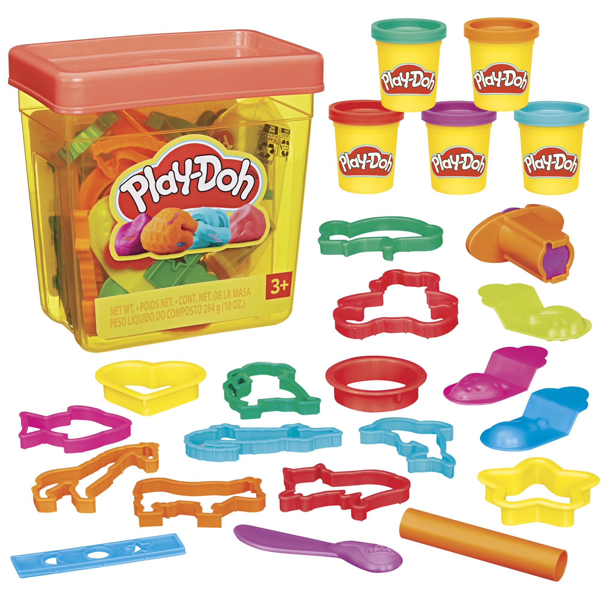 Hasbro Play-Doh, 5 Color Set, Beginners