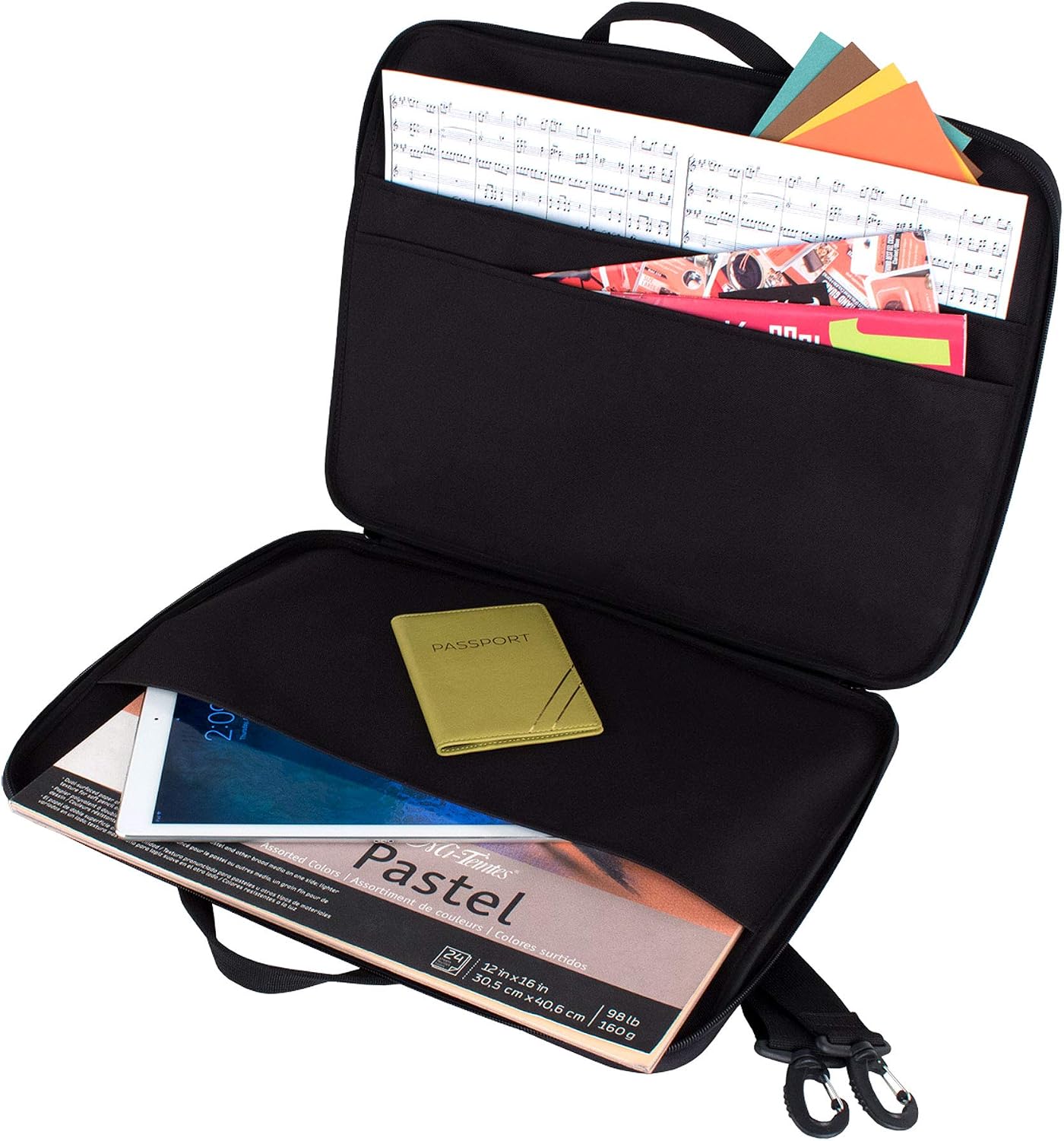 Protec Slim Portfolio Bag, Size Large (P6), Black - Image 3