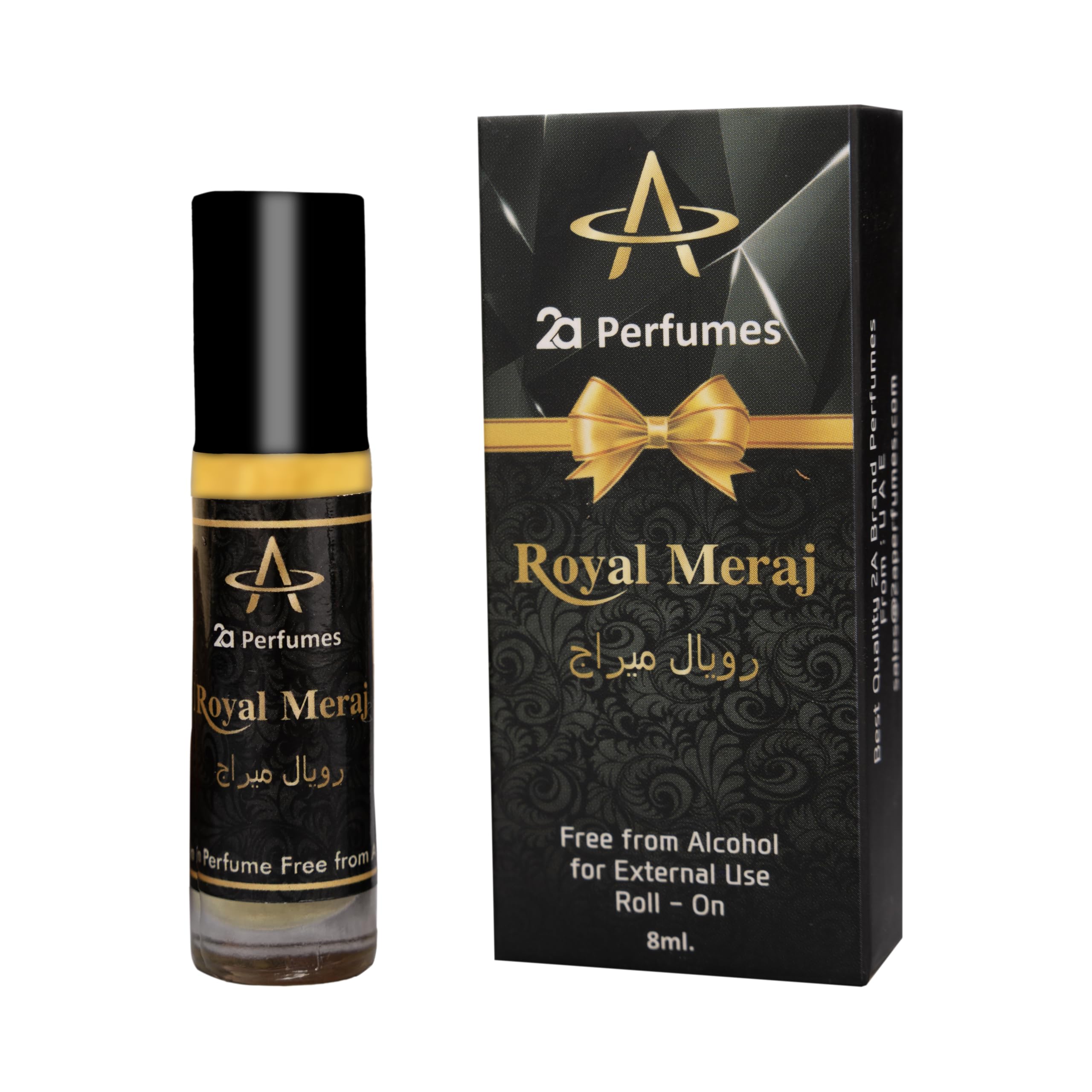 Royal Meraj Original Attar Perfume Roll-on for Unisex 8ml (Pack of 1)
