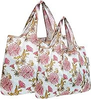 Vista 12 de allydrew Large & Small Foldable Tote Nylon Reusable Grocery Bags, Set of 2