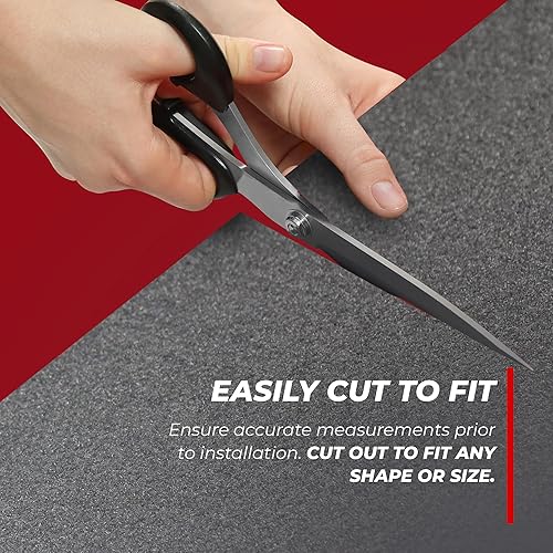 Vista 16 de Bbox Alfombra negra no tejida Febric Longitud: 72 pulgadas (6 pies), ancho: 43 pulgadas (3 pies 7 pulgadas) para altavoz Sub Box Alfombra hogar