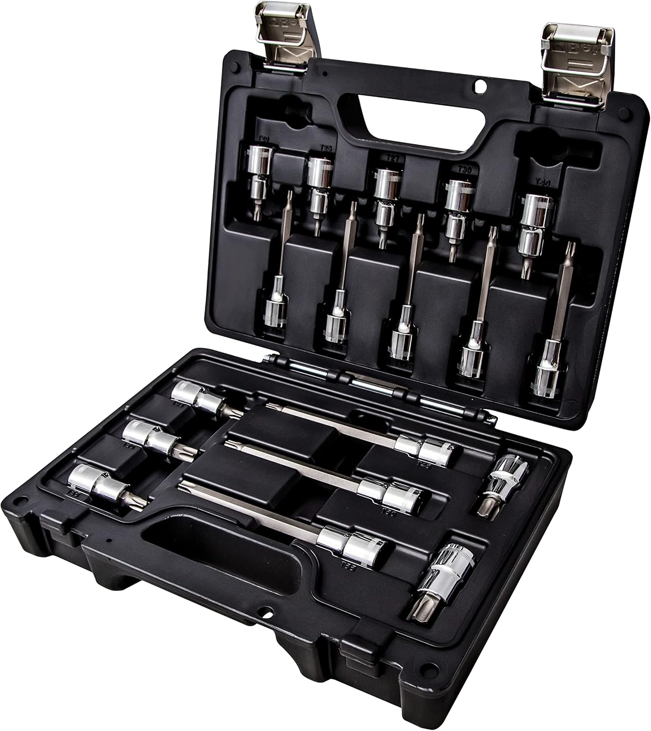 Beta 923E-TX/C18 Set of 18 Socket Drivers for Torx Head Screws with Plastic Case