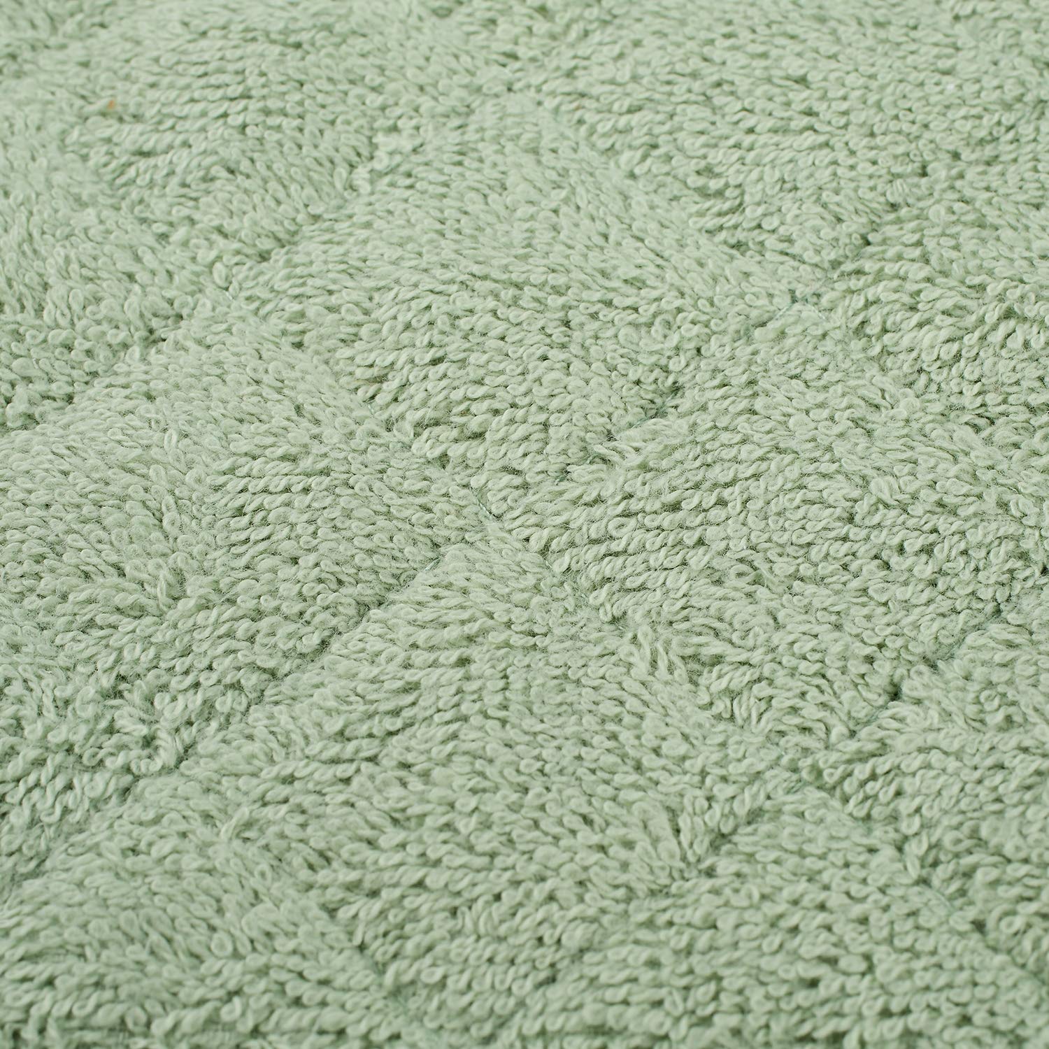 Set di 5 presine da cucina completamente in cotone e in tessuto di spugna termoresistente, ideali per uso quotidiano in cucina e con fornelli e forno Menta Verde