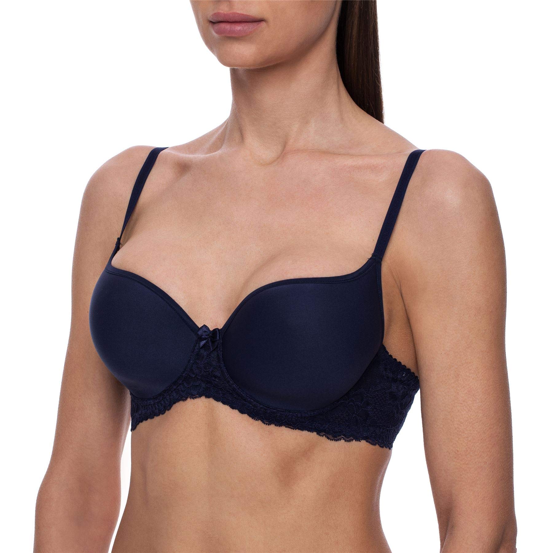 frugue Sujetador sin Costuras Encaje Deportivo Push Up Mujer