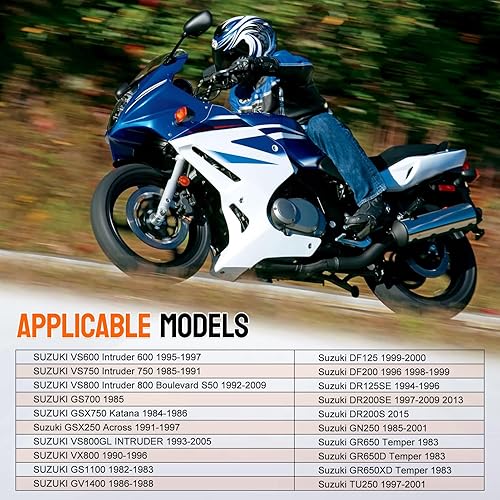 Miniatura 2 de Cyleto Solenoide de relé de arranque para Suzuki Intruder 800 750 600 VS800 GSX250 GSX750 DR125 DR200 GS1100 VX800 GN250 DF200 GR650 GV1400 TU250