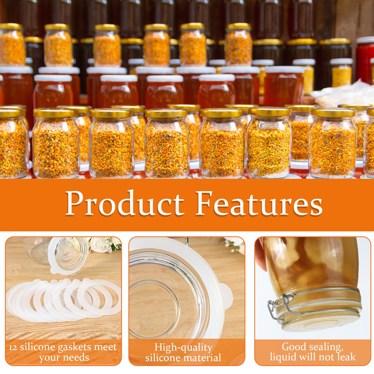 Bocaux En Conserve, Pot De Miel Bonne Étanchéité À L'Air Universel Avec