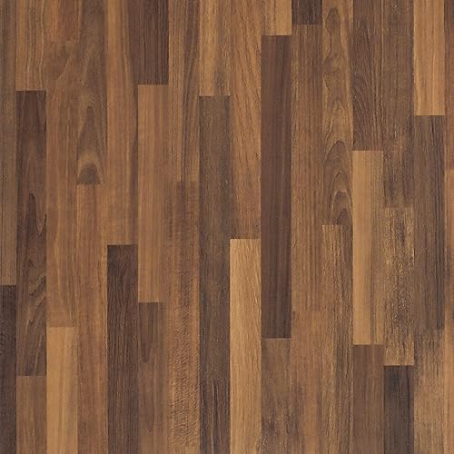 CRE8TIVE Papel de contacto marrón con bloque de carnicero, madera de 24 x 118 pulgadas, papel tapiz para despegar y pegar, aspecto de madera,