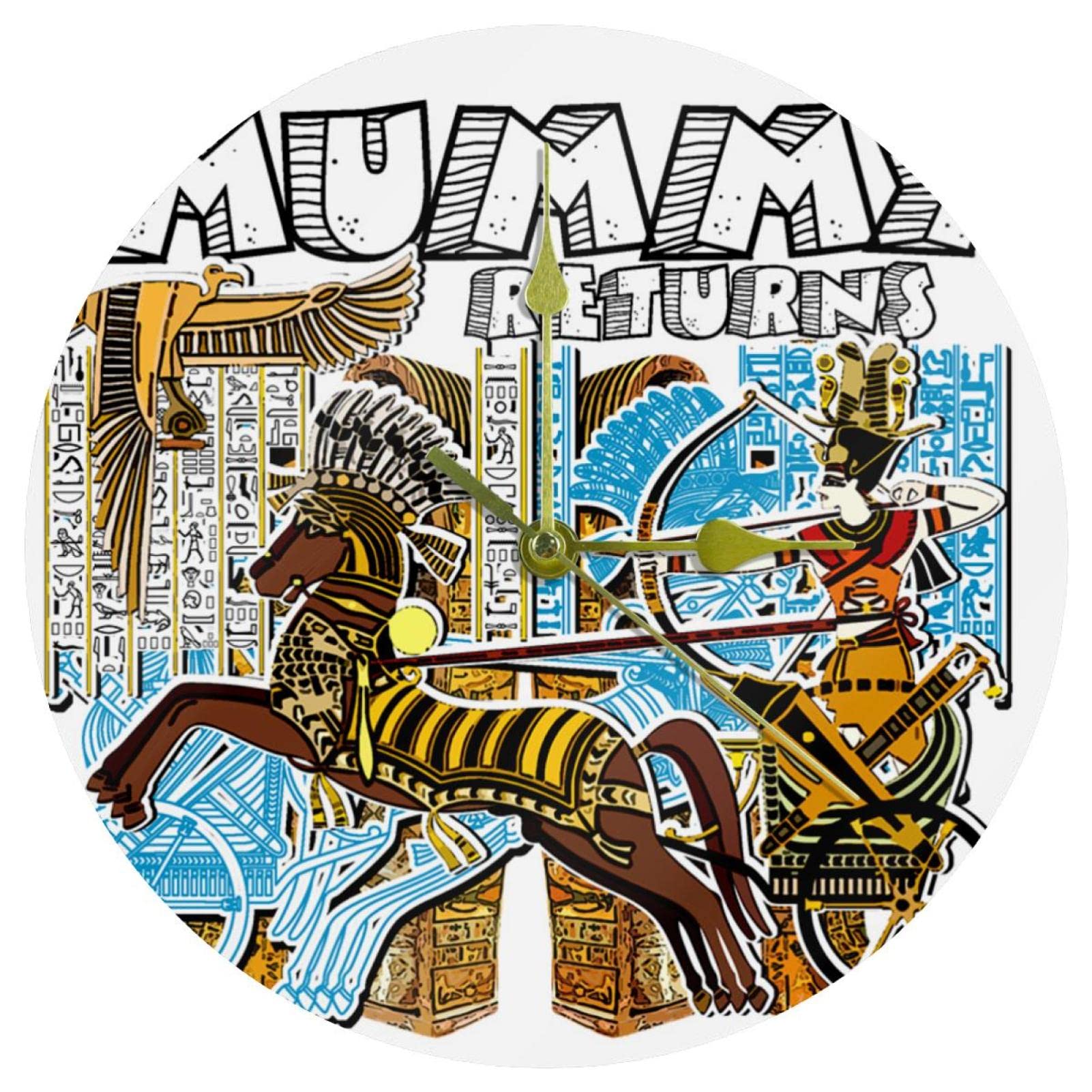 Horloge murale en acrylique haut de gamme au motif de plage pour la maison