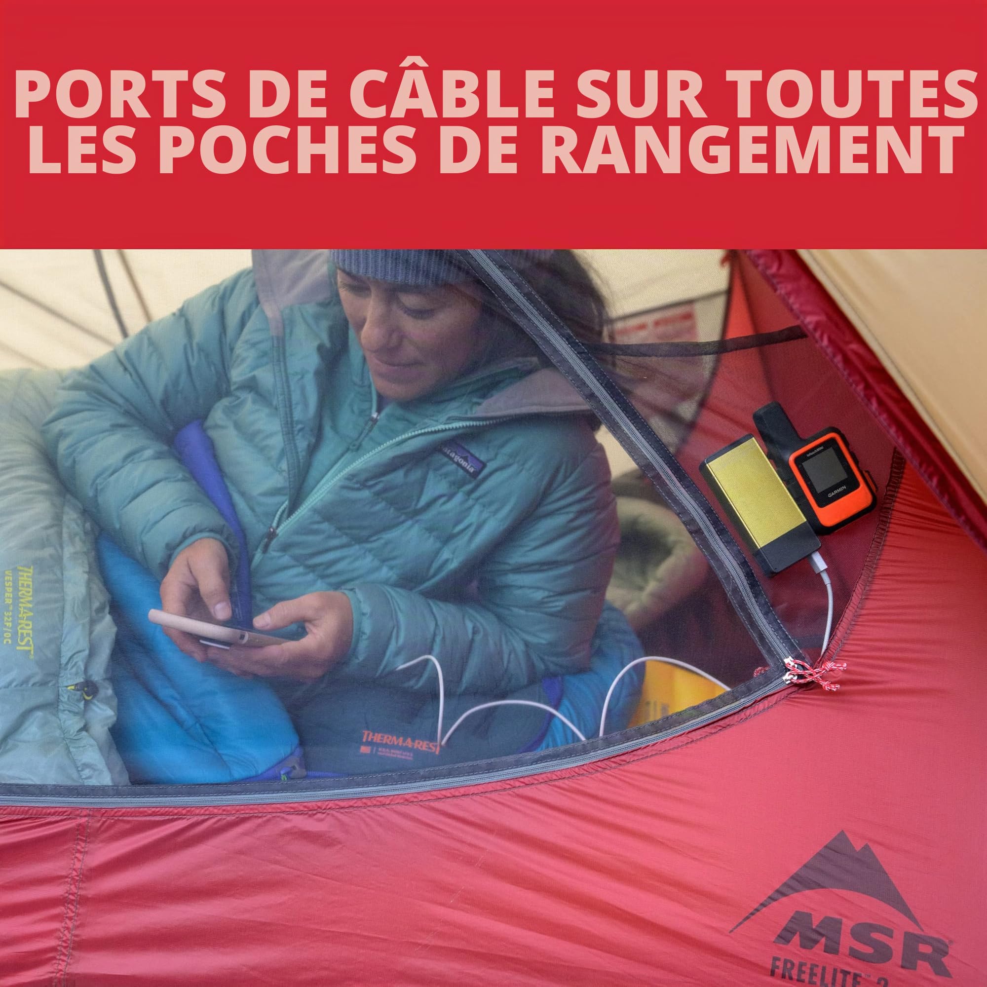 MSR FreeLite 2 V3 Tente de Sac à Dos Ultra légère pour 2 Personnes
