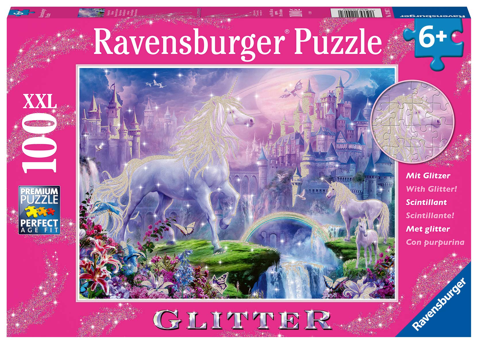 Ravensburger glitter unicorn puzzle Clearance
