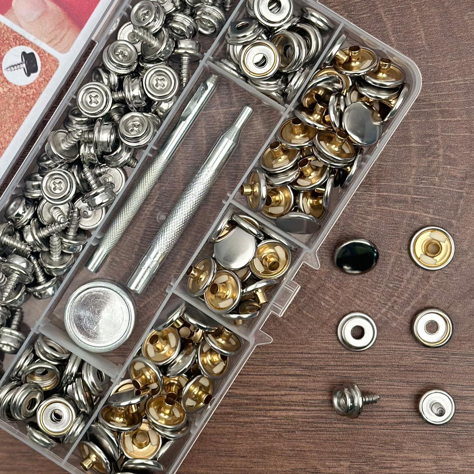 Canvas Snap YeeBeny Stainless Steel Boat Snaps - 24pcs Marine Grade S ...