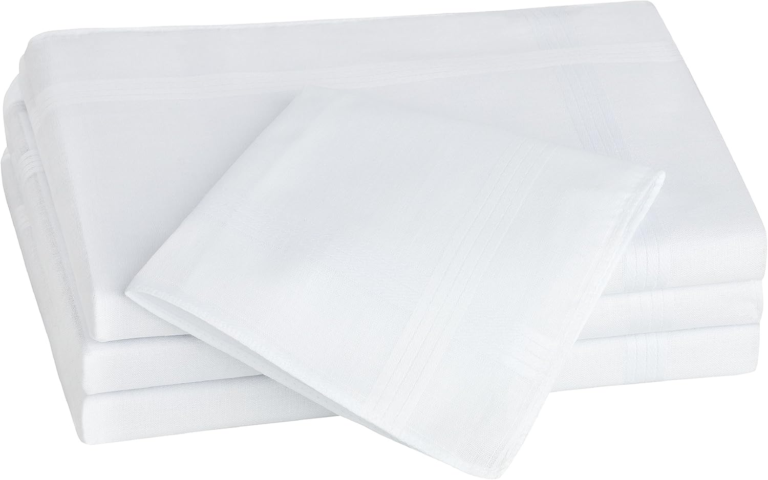 Tobeni 12 Fazzoletti Di Cotone 100% Per Donna - Set Multicolore Lavabile - Foto 3