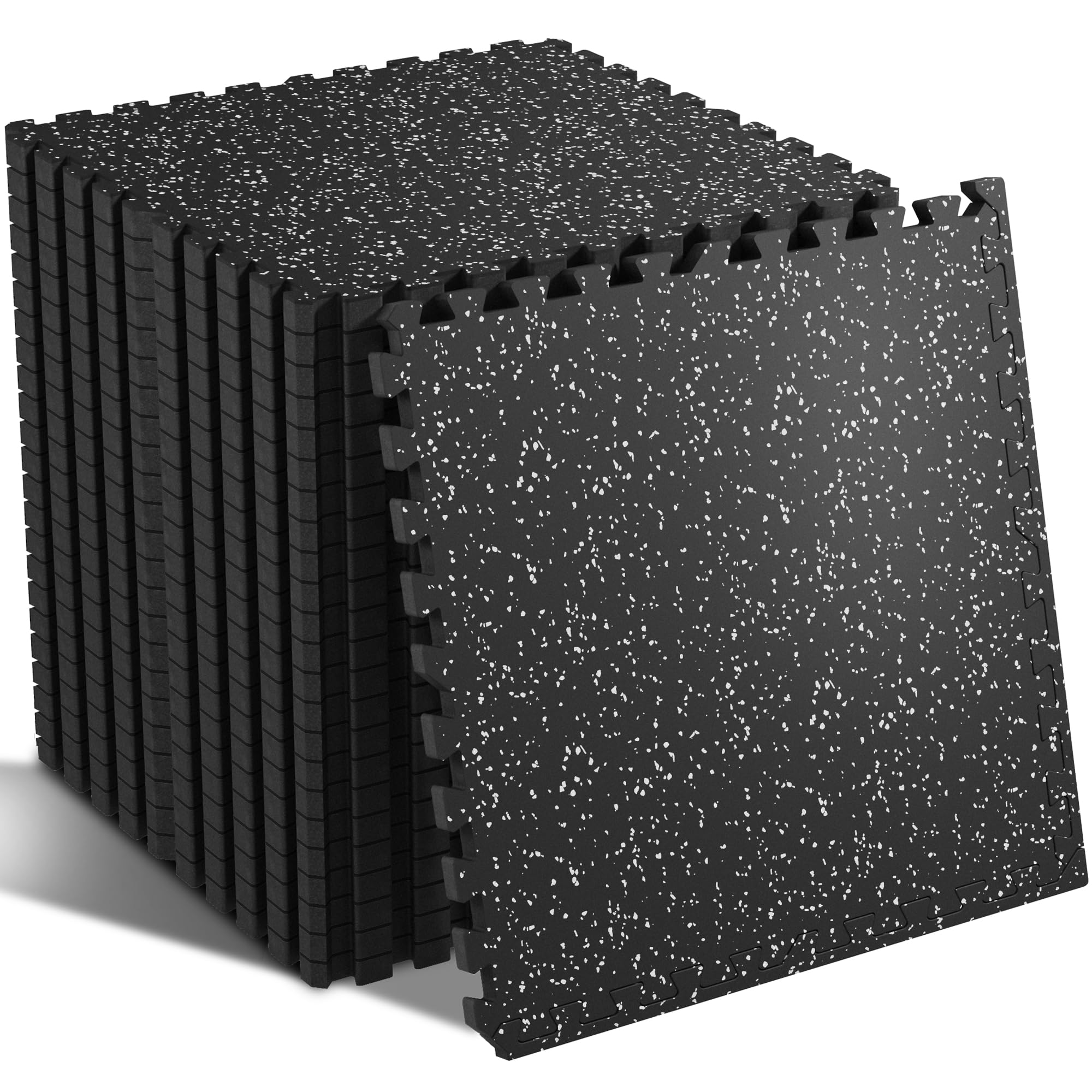SUPERJARE 0.79'' Extra-Thick 24 Pcs 96 Sq Ft Exercise Equipment Mats