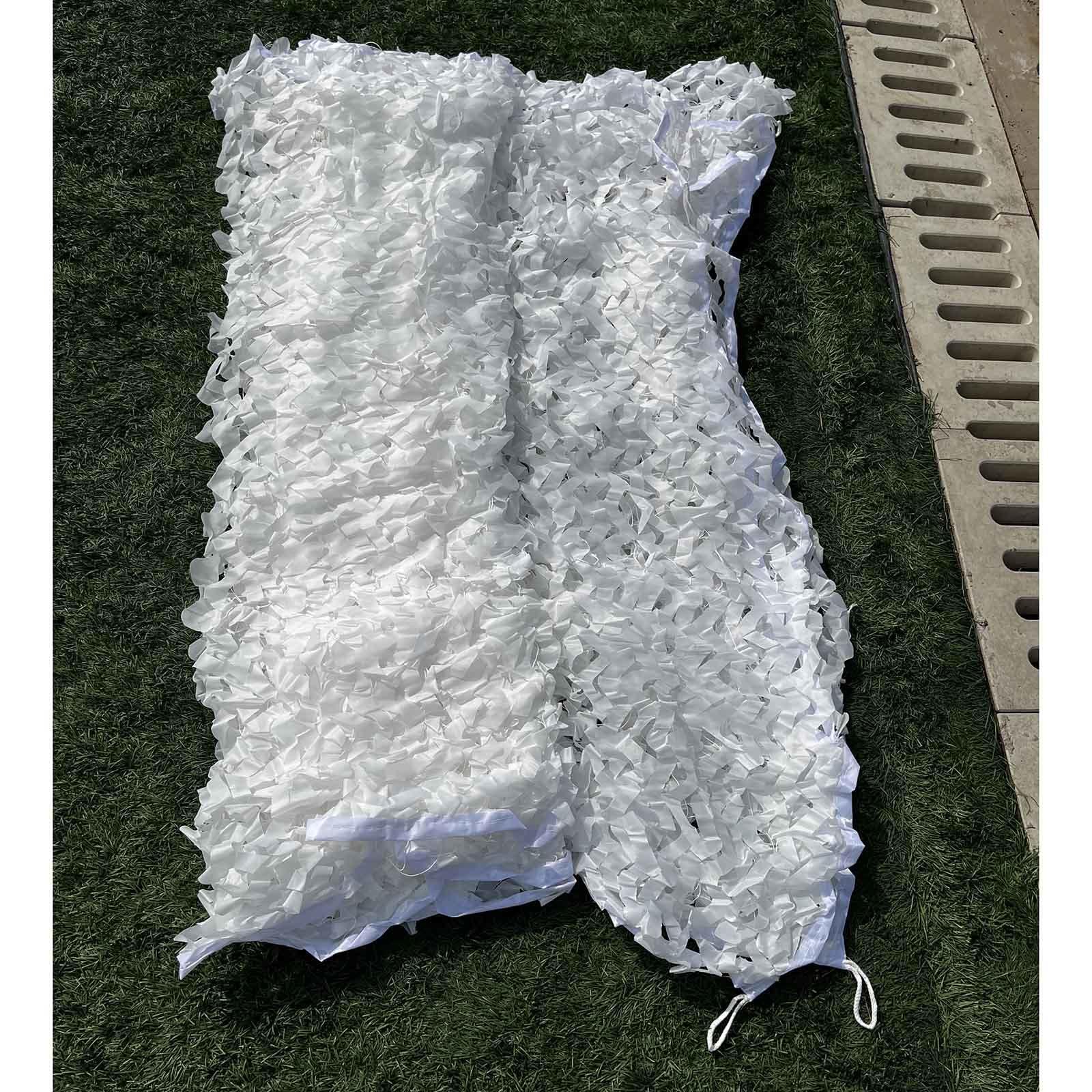 Weißes Tarnnetz 3x4m - Vielseitiges Sonnensegel Für Garten, Camping & Militär