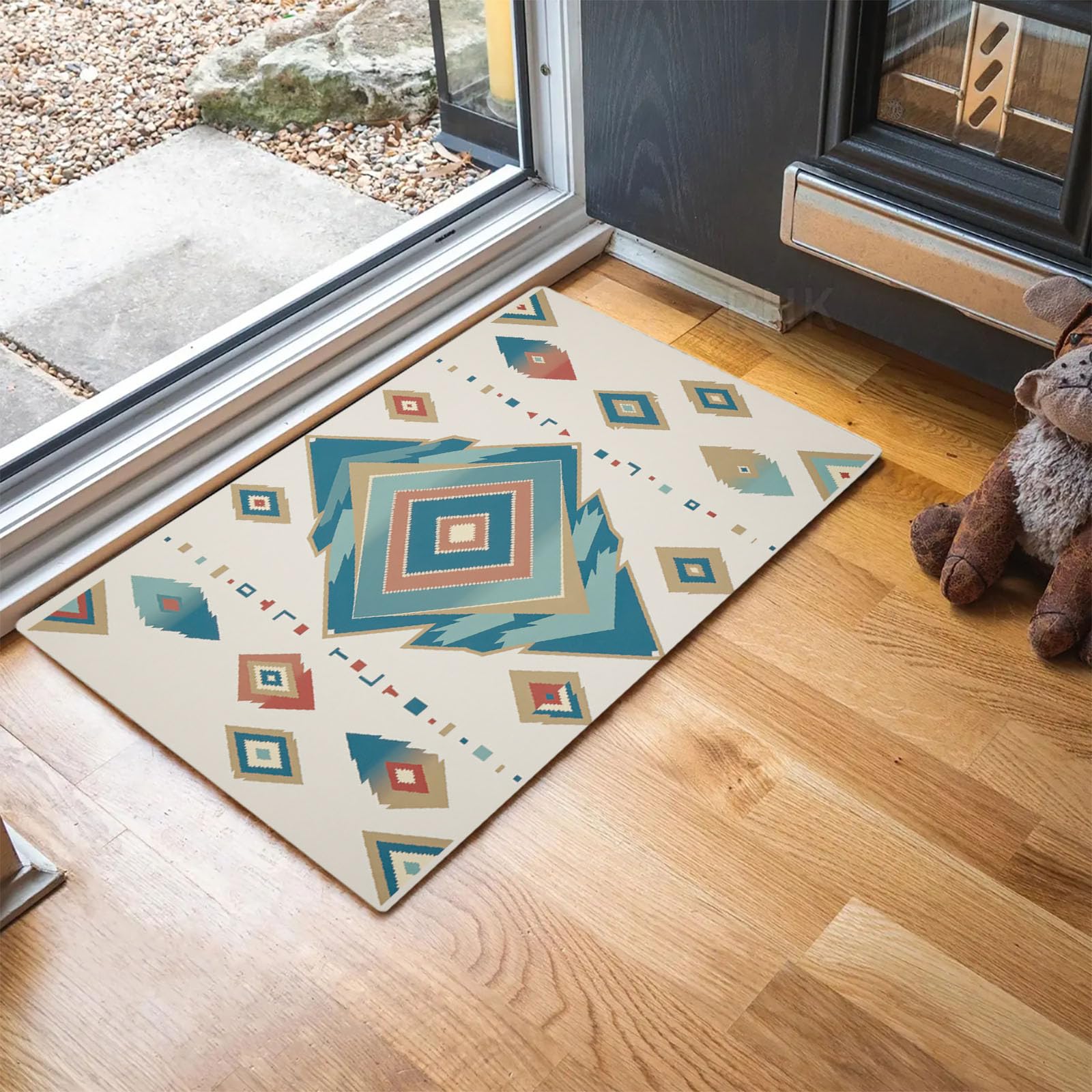 Paillasson intérieur absorbant fini les glissades tapis de porte 50x80