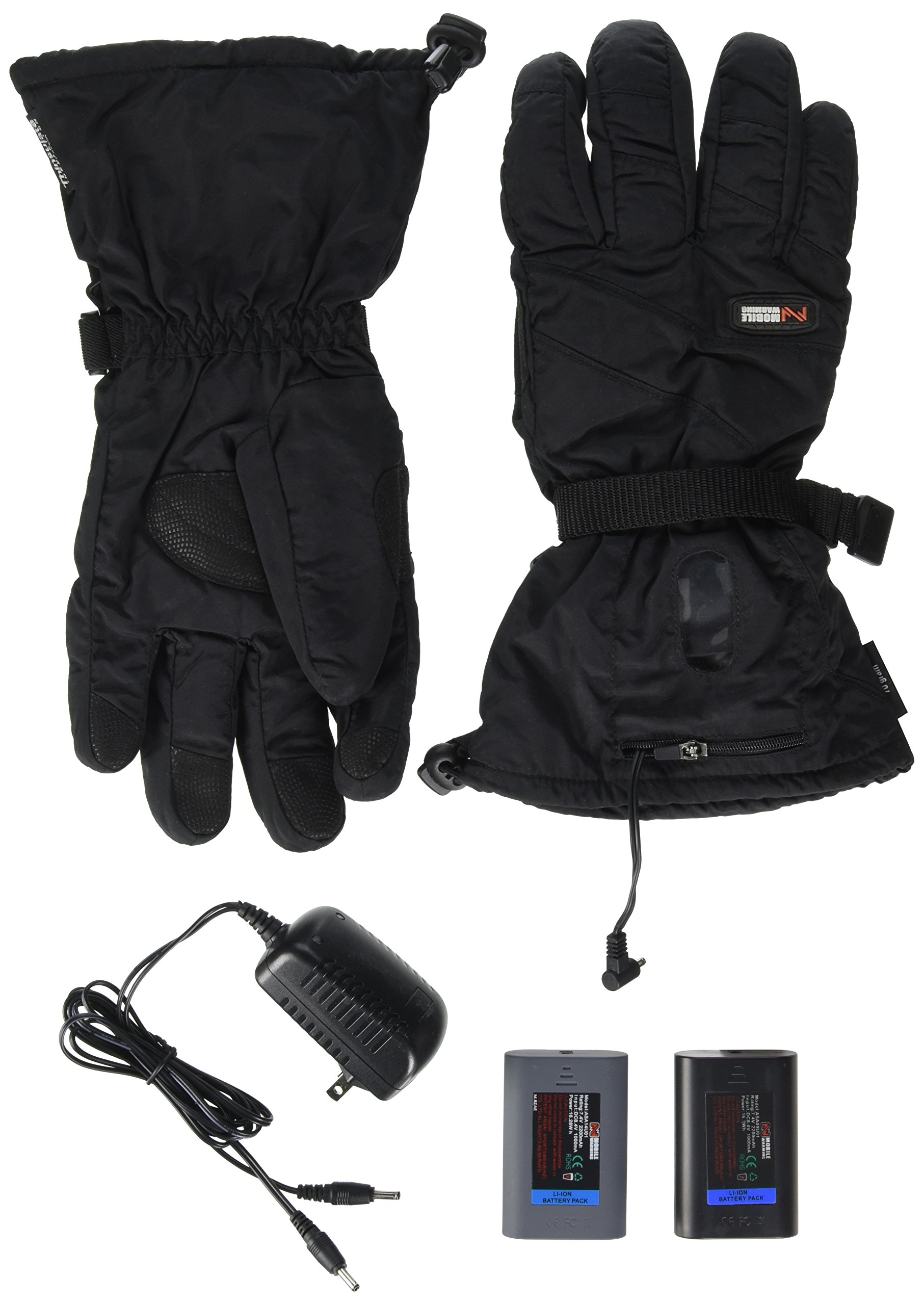 Mobile Warming TEXTILE Glove Heated Textile Motorcycle Glove