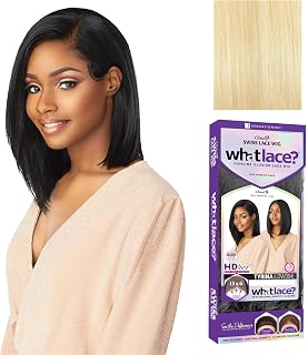 Sensationnel What Lace 13x6 Wig-Tyrina, 613 BLONDE | Lace Front, Hand-Tied, Synthetic, Natural Density Pre-Plucked Hairline, Glueless