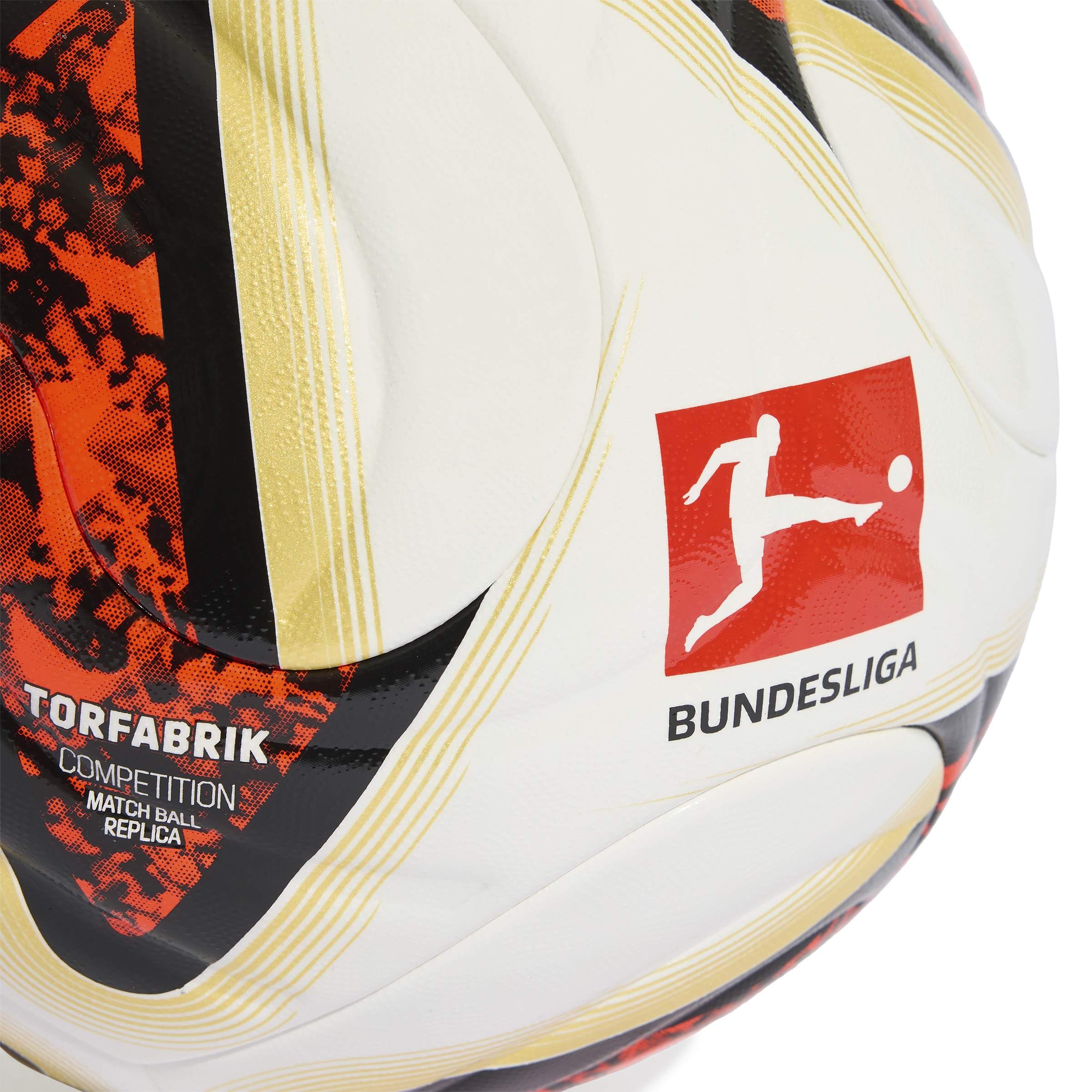 adidas Unisex Bundesliga 26/27 Torfabrik Competition Recreation Ball, White/Black/solar red/Pantone, 5