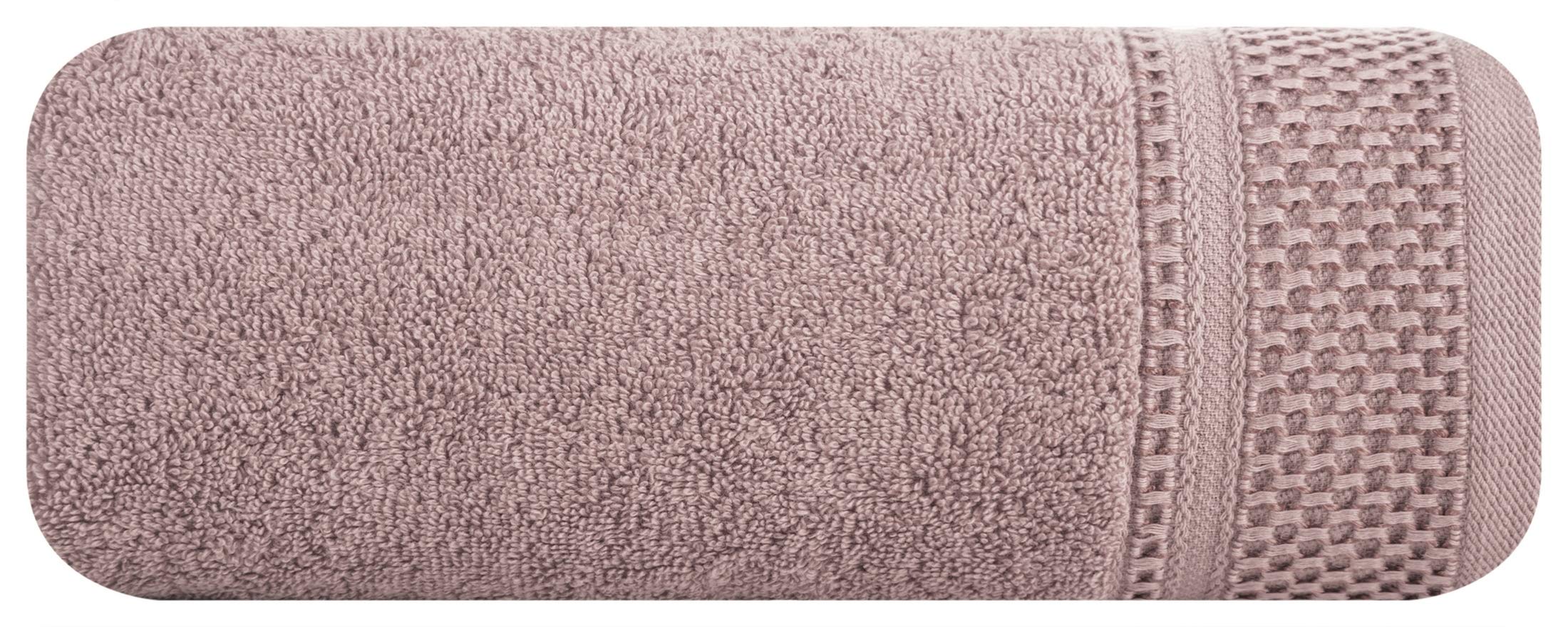 Eurofirany Carlo Set Bagno, Asciugamano da Sauna, Assorbente, 100% Cotone 580 g/m2, di Alta qualità, Confezione da 3 e 6 Pezzi, Rosa Chiaro, 70 x 140 cm, 3 unità