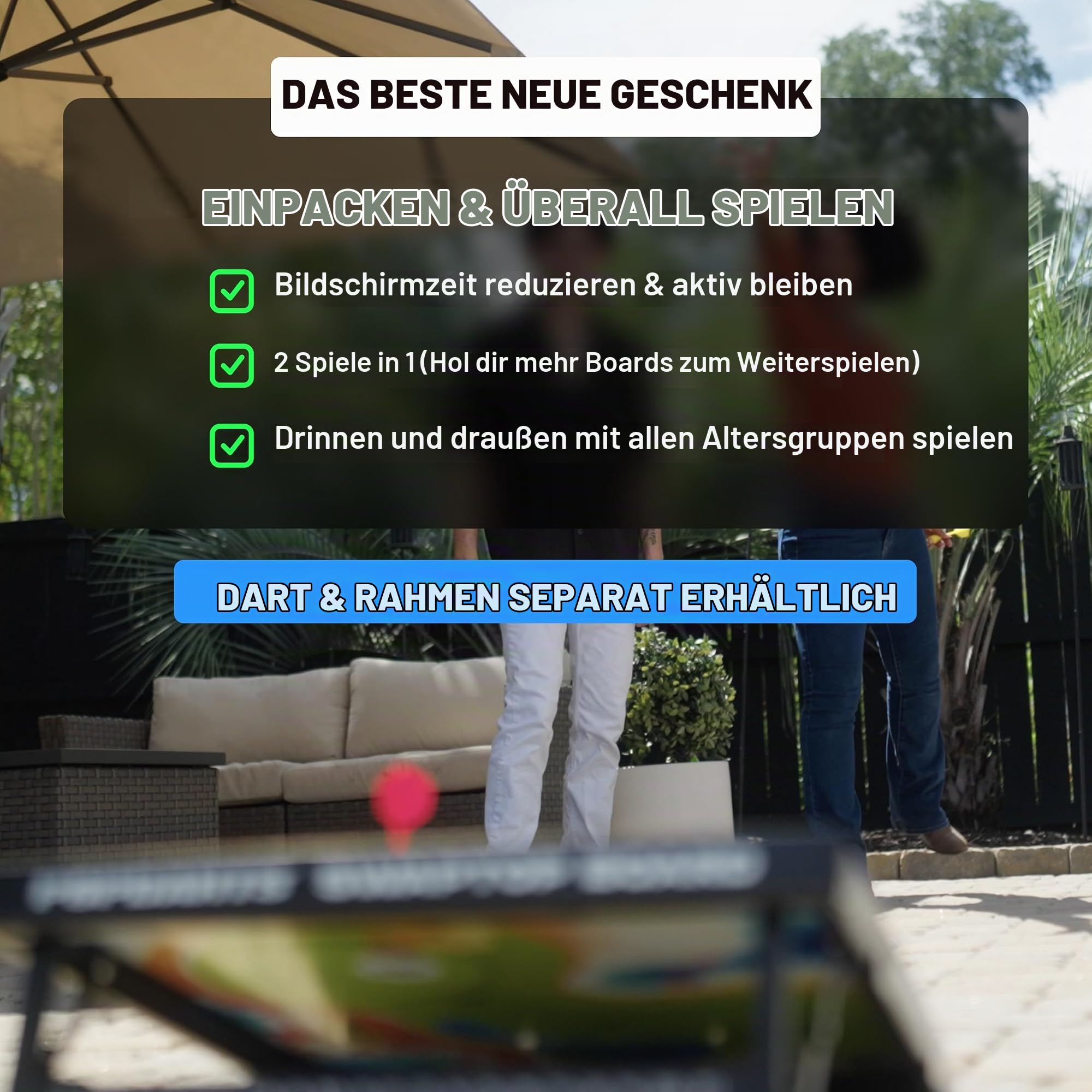 Popdarts SwapTop PopGolf – Der Fan Favorit kehrt zurück Das ultimative Indoor/Outdoor Spiel für alle Altersgruppen